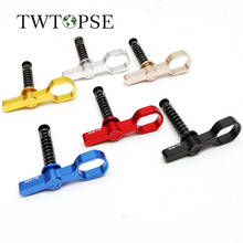 TWTOPSE Aluminum Bicycle Bike Clamp Hinge Lever For Brompton Folding Bike Cycling Stem Frame C Hook Lever AL7075 For 3SIXTY 2024 - buy cheap