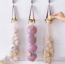 Garlic Onion Storage Bag Fruit Vegetable Classification Hanging Storage Net Classified Hanging Bag Kitchen Storage Accessories 2024 - buy cheap