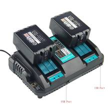 Dual USB Port Fast Output Power Tool Battery for Makita Battery Charger For Makita 14.4V 18V BL1415 BL1430 BL1830 BL1440 2024 - buy cheap