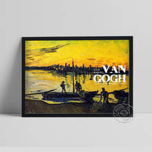 Póster de pintor de Post-Impresionismo de Vincent Van Gogh, estibadores de Van Gogh en Ares, impresiones artísticas, decoración Vintage de pared del hogar 2024 - compra barato