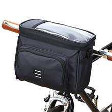 Bolsa térmica con aislamiento para bicicleta de montaña, bolso frontal para manillar, cesta, alforja de hombro 2024 - compra barato