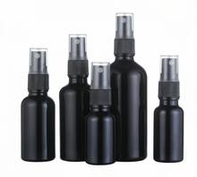 15pcs 5-100ml Black Refillable Spray Bottle Esstenial Oil Cosmetics Liquid Atomizer Empty Makeup Portable Glass Sprayer Bottles 2024 - buy cheap