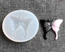butterfly and moth shaped hand-made drop glue silica gel mold, soft pottery clay gypsum auto ornament mold 2024 - buy cheap