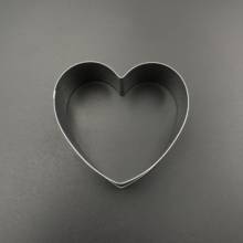 Cortadores de biscoito em formato de coração, cortadores de biscoito de aço inoxidável em formato de coração, molde de bolo, ferramenta de assadeira de cozinha 2024 - compre barato