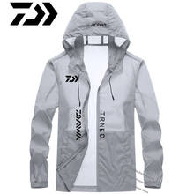 Summer DAIWA Fishing Clothing Hooded Printing Fishing Clothes Sunscreen Breathable Anti Mosquito Quick Dry DAWA Fishing Shirt 2024 - buy cheap