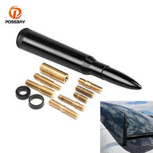 POSSBAY-antena de bala para coche, Kit de aleación de aluminio con diseño de bala negra para camión, para Dodge Ram Ford F150 Raptor CRV RAV4 JEEP 50 2024 - compra barato