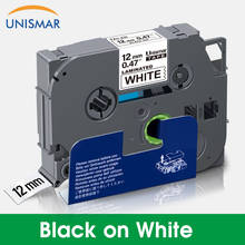 Unismar 12mm Compatible for Brother 231 Laminated 231 Black on White Label Ribbon Compatible for Brother Label Maker PT-H110 2024 - buy cheap