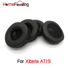 Homefeeling-almohadillas para los oídos para Xiberia T19, almohadillas para los oídos, redondas, universales, de cuero, almohadillas para los oídos 2024 - compra barato