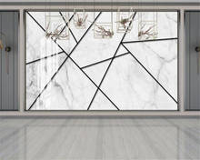 Beibehang-papel tapiz con foto personalizada 3D, murales geométricos de mármol de estilo nórdico, pintura de pared para sala de estar y dormitorio, papel de pared, decoración del hogar 2024 - compra barato