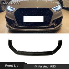 For RS3 Carbon Fiber Front Bumper Lip Spoiler For Audi A3 RS3 2017 -2019 Not For A3 Standard S3 FRP Head Chin Protector 2024 - buy cheap