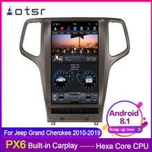 AOTSR-REPRODUCTOR Multimedia con pantalla de 13,6 pulgadas y navegación GPS para JEEP, autorradio estéreo estilo Tesla con Android 8,1, PX6, para JEEP Grand Cherokee 2010-2019 2024 - compra barato