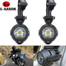 Farol de neblina auxiliar led para motocicleta, r1200 gs 40w, para bmw r1200 gs f850 gs f750 gs f gs gs gs, lcd 2024 - compre barato