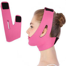 Máscara em formato v, ferramenta feminina para afinar o rosto, escudo facial antirrugas, reduz o queixo duplo, formato em v 2024 - compre barato