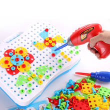 Drill Screw Group Disassembly Toys Kids Screwing Blocks Toys Educational Design Toy Creative Drill Screwing Puzzle Toys For Boys 2024 - buy cheap