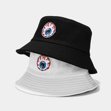 Chapéu panamá bordado reversível, chapéu de balde para o verão, chapéu criativo de sol para mulheres e homens 2024 - compre barato
