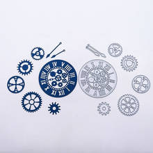 Mechanical Clock Metal Cutting Dies Scrapbooking Stencil Paper Card Craft Decorative Engraving Die Cut Craft Die Cut New 2024 - buy cheap