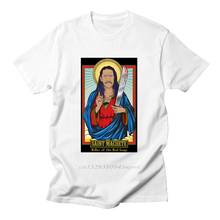 Camiseta saint mach jayne, camiseta masculina divertida com caveira hydra, estilo harajuku 2024 - compre barato