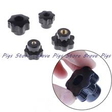 1PC M4/M5/M6/M8 Male Thread Star Shaped Head Clamping Nuts Knob For Industry Equipment Plastic Carbon Steel Galvanization 2024 - buy cheap