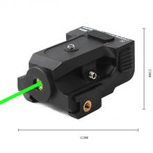 Mini Compact Green Dot Laser Sight Strong Beam Windage Adjustable USB Charge 20mm Picatinny Rail Mount For Airsoft Pistol Rifle. 2024 - buy cheap