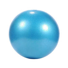 Bola de yoga pilates bola 25cm diâmetro interior esportes acessórios fitness exercício estabilidade equilíbrio treino anti explosão azul liso 2024 - compre barato