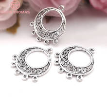 30PCS 24*20MM Antique Silver Zinc Alloy Earrings Connector Charms Diy Jewelry Findings Accessories wholesale 2024 - buy cheap
