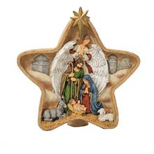 Nativity Scene Statue Baby Jesus Christmas Crib Figurine Ornament 2024 - buy cheap