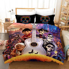 Disney Coco Moana Zootopia Bedding Set Cartoon 3d Quilt Cover and Pillowcase Soft and Comfortable Polyester Home Textiles 2024 - buy cheap