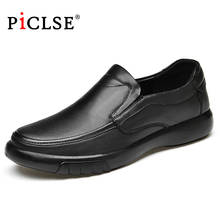 Genuine leather Men shoes Business Casual shoes for Men Loafers Moccasins Comfortable Black Leather shoes Men zapatos hombre 2024 - buy cheap