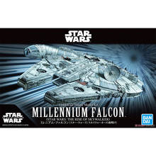 BANDAI-figuras de acción del Halcón Milenario de Star Wars, juguetes de modelos originales de 1/144: el ascenso de Skywalker, Anime 2024 - compra barato