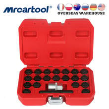 MR CARTOOL-Juego de extracción/instalación de tornillos antirrobo, conjunto de manga de enchufe para BMW, bloqueo de rueda, herramientas de reparación de neumáticos de coche, 22 Uds. 2024 - compra barato