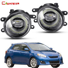 Conjunto de luz antiniebla de ojo de Ángel para coche, luces LED antiniebla de circulación diurna DRL 30W 8000LM 12V para Toyota Matrix 2008-2013, 2 uds. 2024 - compra barato