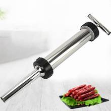 Stainless Steel Sausage Maker Meat Stuffer Syringe Filler Hand Operated Machine 2024 - buy cheap