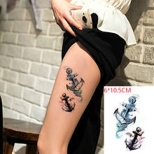 Pegatina de tatuaje temporal a prueba de agua ins para hombre y mujer, tatuaje falso con cuerda cruzada, arte de cuerpo de color, flash 2024 - compra barato
