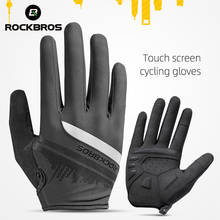 ROCKBROS Summer Cycling Gloves Bicycle Gloves Touch Screen Windproof Sports Man Woman Gloves MTB Bike Shockproof Glove 2024 - buy cheap