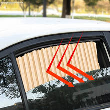 Car Side Window Sun Shade Cover Anti UV Protection Car Window Retractable Protector For Toyota RAV4 RAV-4 2018 2017 2016 2015 2024 - buy cheap