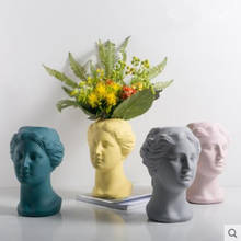 Creative Venus statue crafts, Nordic head artwork, living room home office desktop decoration vase 2024 - buy cheap