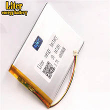 Bateria de polímero de lítio, 1.0mm, 3 pinos, conector 347594 3.7v, 4000mah, substituição de bateria de pc para tablet pc, 7 polegadas 2024 - compre barato