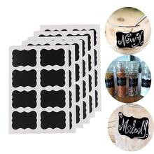 Adesivo de louça artesanal cozinha jar organizador etiquetas giz placa diy bolsa de doces para casa quarto copo adesivo decorativo #64 2024 - compre barato