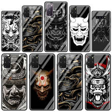 Samurai Tempered Glass Phone Case for Samsung Galaxy S21 S20 FE S10 Note 10 20 Ultra 5G 9 S9 Plus S10e Cover Capa 2024 - buy cheap