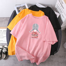 Футболки A Pretty Girl с принтом для женщин, летняя модная Женская одежда оверсайз в стиле хип-хоп, новинка 2021, высококачественные футболки, повседневные футболки 2024 - купить недорого