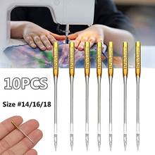 10PCS  Big Eye Sewing Needles for Sewing Machine Universal Regular Useful 14/90 16/100 18/110 Home Sewing Machine Needles 2024 - buy cheap