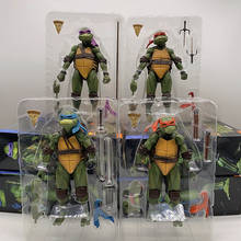 NECA Classic Movie Film 1990's Leonardo Figure Raphael Michelangelo Donatello Action Figure Toys Doll Model 2024 - buy cheap