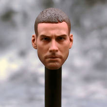 Cabeça de soldado em pvc com escultura por cabeça de 12 ", modelo jake gyllenhlenlente, corpo de figura de ação 2024 - compre barato