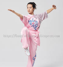 Uniforme chino de Wushu para hombres y mujeres, ropa de kung-fu, Traje de artes marciales, disfraz de taolu, ropa de competición, chico y Chica, niños y adultos 2024 - compra barato