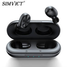 SIMVICT W1P TWS Bluetooth 5,0 наушники беспроводные наушники для бега HIFI стерео наушники в ухо Спортивная гарнитура с микрофоном для телефона 2024 - купить недорого