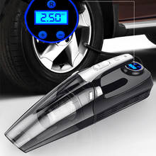 Multi Function Car Vacuum Cleaner + Inflator Pump with Digital Display Portable Car Dual Use Car Auto Inflatable Air Compressor 2024 - buy cheap