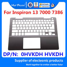 MAD DRAGON-cubierta superior de reposamanos para ordenador portátil, cubierta plateada para Dell Inspiron 13, 7000, 7386, 2 en 1, 7386, 0, HVKDH, HVKDH 2024 - compra barato