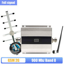 AMPLIFICADOR DE señal GSM para teléfono móvil, repetidor de señal GSM de 900MHZ, con pantalla LCD, conjunto completo yagi 2024 - compra barato