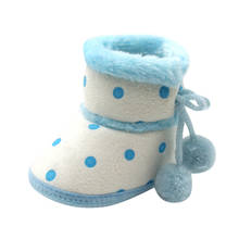 2019 Soft Booties Snow Boots Newborn Baby Moccasins Shoes Soft Soled Non-slip Crib Toddler Newborn First Walker Warming Shoes 95 2024 - buy cheap