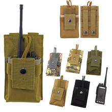 Тактическая Сумка для радио Molle, военная сумка-кобура для раций, наружная подвеска, сумка-кобура для домофона, Охотничья сумка для журнала Mag 2024 - купить недорого
